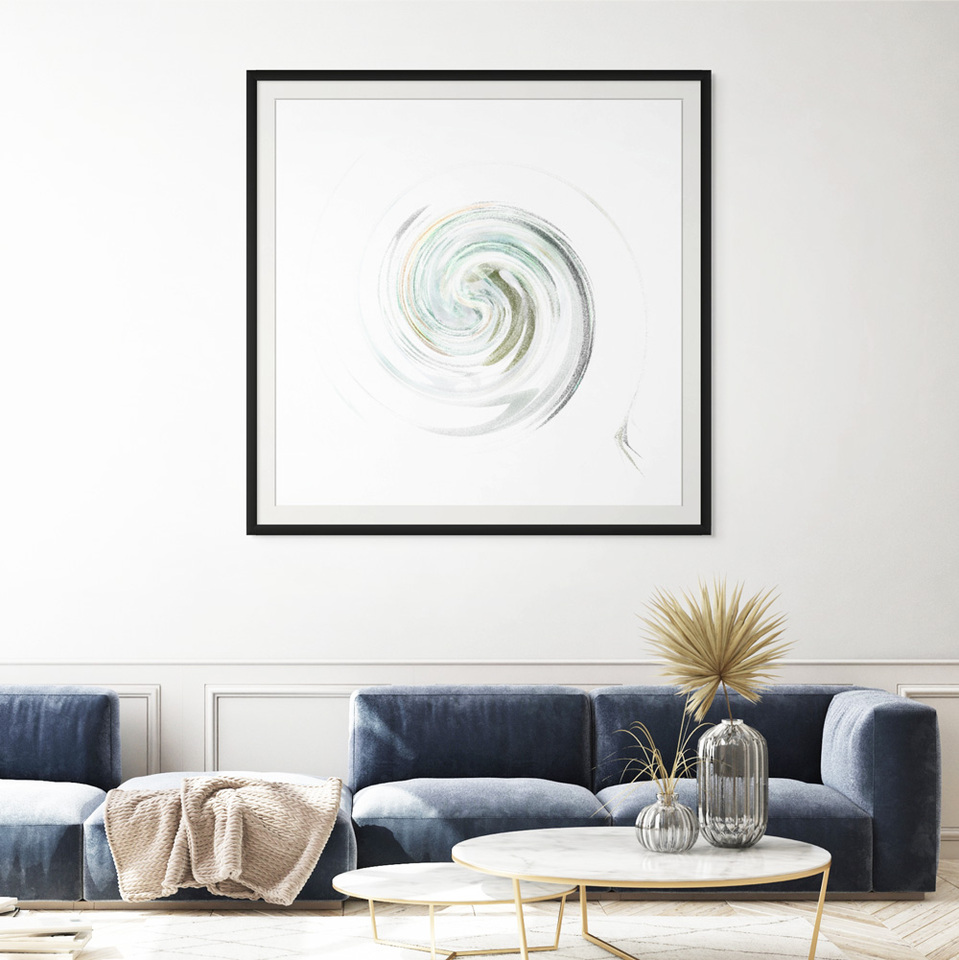 Large Abstract Art Print - The Curve - NZ Print