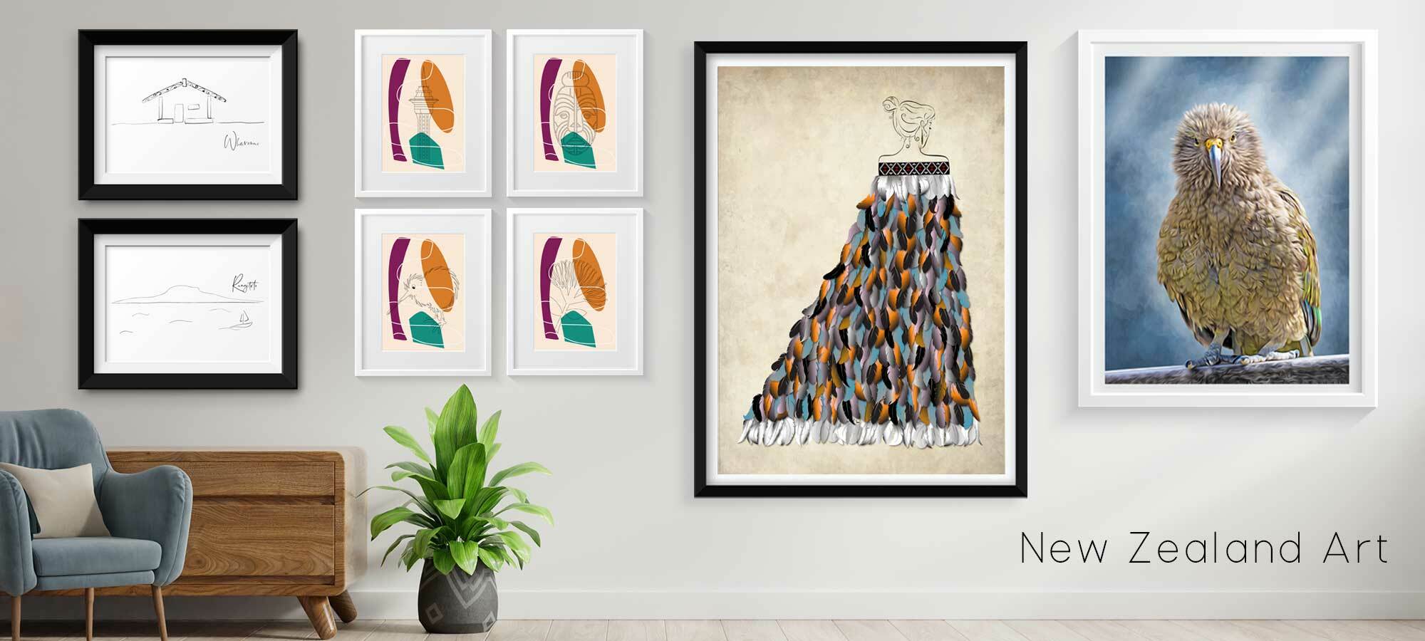 Art Prints designed in New Zealand.